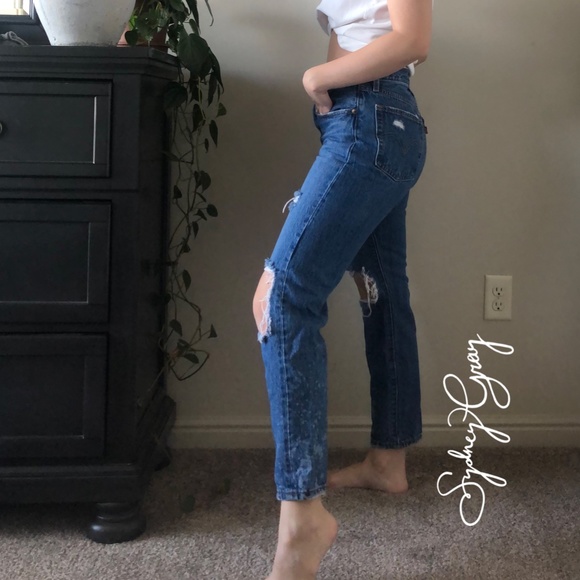 SUPER CUTE RARE WASH Levi 501 Jeans - Picture 3 of 12